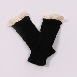 <span class=keywords><strong>Guantes</strong></span> Largos de Punto con Encaje Jacquard <span class=keywords><strong>para</strong></span> Mujer, <span class=keywords><strong>para</strong></span> Otoño e Invierno, Transpirables, Resistentes al Viento, <span class=keywords><strong>para</strong></span> Uso Diario, Calentadores de Muñeca - Product Image 3