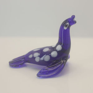 Benutzer definierte große mund geblasene Murano Lampwork Glas meeres tiere Figur Wal Hai Siegel Delphin Dekoration - Product Image 4