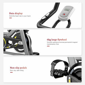 Regalo de Navidad para el hogar, bicicleta giratoria ultrasilenciosa, bicicletas estáticas silenciosas cómodas portátiles <span class=keywords><strong>con</strong></span> música <span class=keywords><strong>Bluetooth</strong></span> - Product Image 3