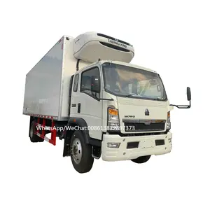 热王RV380冷藏厢式货车箱式货车销售6-8吨冷冻箱式货车带HOWO品牌