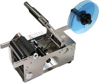 Étiqueteuse de bouteilles rondes Distributeur d'étiquettes semi-automatique
