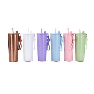 Termo Portátil de Acero Inoxidable Ecológico de 710 ml, Anticaídas, Aislado, de Gran Capacidad, para Viajes al Aire Libre, con Correa - Product Image 1