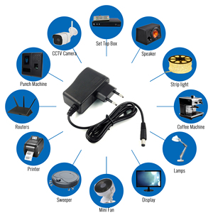 12V 1A UE jack parede carregador comutação de alimentação adaptador de alimentação - Product Image 3