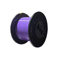 25KM 50,4 KM Uso en interiores y exteriores SM Fibra óptica G657A1 G657A2 Vidrio coloreado Fibra óptica desnuda Modo único para Drone