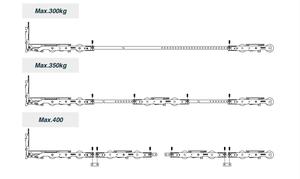 Quincaillerie de porte et fenêtre de haute sécurité accessoires de quincaillerie de porte coulissante et de levage robustes - Product Image 5