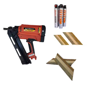 Hybest 3490B Industrial Grade Cordless <b>Framing</b> Roofing Nail Gun 34 Degree Powerful Strip Nailing Easy Controlled Air Stapler - Product Image 6