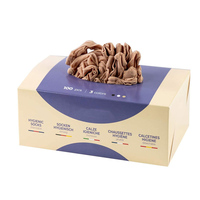 Commerce extérieur bas en boîte simple bouche essayer des chaussettes chaussettes jetables en boîte fournisseur