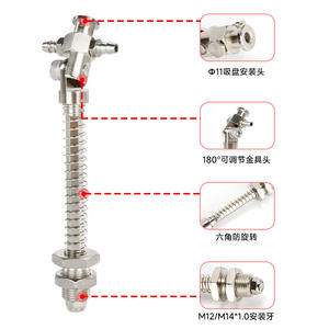 Soportes Universales para Brazos Robóticos, Ajustables en Múltiples Ángulos, No Giratorios, Componentes Neumáticos, Varillas de Conexión, Accesorios Premium - Product Image 2