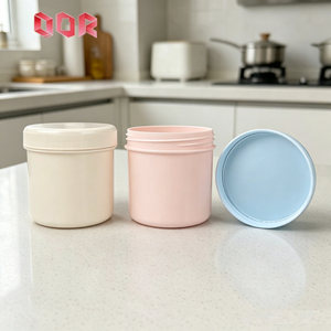 ขวดพลาสติก HDPE สีขาวหลายขนาดพร้อมฝาปิด สำหรับบรรจุอาหาร ยา ผง เครื่องสำอาง วัตถุดิบ บรรจุภัณฑ์เปล่า - Product Image 4