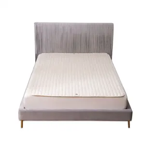 接地床单床单银抗菌织物导电接地套件套装接地毛绒银睡眠垫