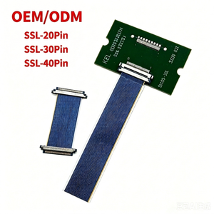 KEL SSL20-20SB SSL20-30SB 0,5 mm pitch 40 AWG micro coaxiale draadboom OEM/ODM voor hogesnelheids industriële camerasignaalkabel - Product Image 3