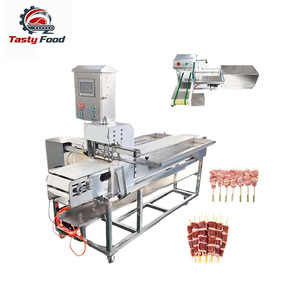 Máquina Comercial para Hacer Brochetas de Carne de Cerdo, Res, Pollo y Lombo, Máquina para Enhebrar Brochetas de Salchicha Sin Gluten para Barbacoa - Product Image 4