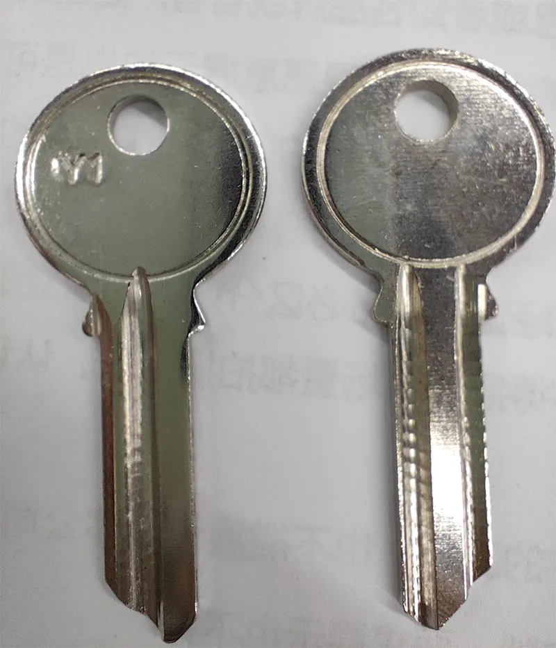 Y1-Schlüssel rohlinge unverschnittlich, hochwertiger Messing-Nickel-Hausschlüssel
