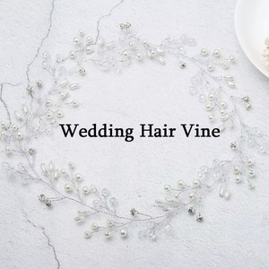 China <span class=keywords><strong>Yiwu</strong></span> Exploding vestido de fiesta de boda para mujer accesorios para el cabello brillante diadema de perlas hechas a mano - Product Image 5