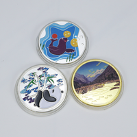 Pièce de monnaie commémorative personnalisée en métal, pièce vierge en laiton estampée pour gravure laser, pièce de monnaie vierge de type Challenge Coin