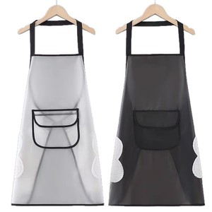Delantal de TPU Engrosado de 18 Hilos, Impermeable, Resistente al Aceite, Duradero y Fácil de Limpiar, Delantal de Cocina Estilo Japonés - Product Image 5