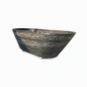 อ่างอาบน้ำหินอิสระพื้นผิวแข็งสุดหรูอ่างอาบน้ำทรงวงรีที่ทันสมัยสำหรับโครงการสปาและโรงแรมในห้องน้ำ - Product Image 1