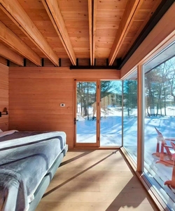 Casa moderna de madera de 2 pisos con techo de Marco en A Montaje rápido Valor artístico antisísmico para la vida propia - Product Image 3