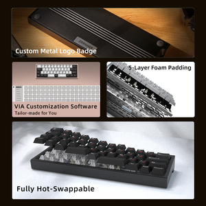 <span class=keywords><strong>Clavier</strong></span> mécanique sans fil portable ZORNHER LZ40 avec Bluetooth, <span class=keywords><strong>clavier</strong></span> de jeu RGB pour ordinateurs portables, claviers de bureau - Product Image 3