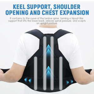 Penyangga Punggung Ortopedi Korektor Postur untuk Meredakan Nyeri dan Penyelarasan Tulang Belakang Tali Penyangga Punggung dan Bahu yang Dapat Disesuaikan - Product Image 4