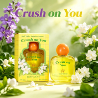 KOSY MOSY Parfum longue tenue EDP Jasmin Yuzu Kumquat pour femme, portable, 50 ml, parfum boisé musqué
