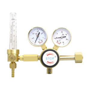 Regulador de Presión de Gas de Cobre STCIF con Manómetro Doble para Cilindros YQSL 731L 1.5L 25L - Product Image 1