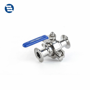 <span class=keywords><strong>Santhai</strong></span> บอลวาล์วสามชิ้นแบบหนีบสแตนเลส304/316L สุขภัณฑ์ - Product Image 1