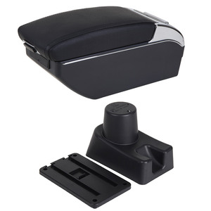 กล่องที่พักแขน vtear ABS สำหรับมิตซูบิชิ <span class=keywords><strong>attrage</strong></span> 2015-2018อุปกรณ์ตกแต่งภายในรถมียูเอสบีที่เก็บถ้วย - Product Image 1