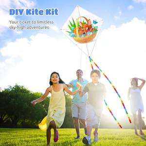 Kit de <span class=keywords><strong>cerf</strong></span>-<span class=keywords><strong>volant</strong></span> à construire soi-même pour enfants avec marqueurs de couleur, ficelle, personnalisable, peignable à la main, <span class=keywords><strong>en</strong></span> bambou, <span class=keywords><strong>cerf</strong></span>-<span class=keywords><strong>volant</strong></span> traditionnel pour s'amuser <span class=keywords><strong>en</strong></span> plein air - Product Image 3