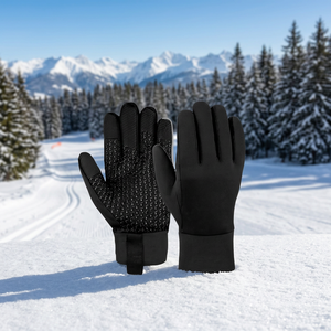 Mitaines de ski d'hiver personnalisées unisexes, chaudes, imperméables, tactiles, en tissu Oxford, pour snowboard et activités extérieures - Product Image 6