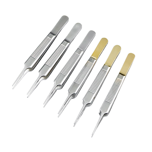 คีมผ่าตัดพลาสติกทางการแพทย์ คีมจับเนื้อเยื่อ คีมจักษุ คีมไมโคร คีมผ่าตัดตาสองชั้น คีมหยัก - Product Image 1