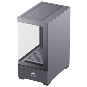 Boîtier de <span class=keywords><strong>PC</strong></span> de bureau vertical RGB en métal direct SNOWMAN 085 MTX/Mini Tower pour <span class=keywords><strong>PC</strong></span> de jeu, <span class=keywords><strong>assemblage</strong></span> de boîtiers et de tours d'ordinateurs de jeu - Product Image 2