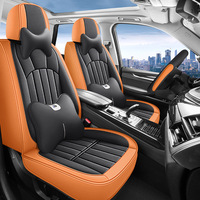 YLC - Coussin de siège de voiture en cuir intégral de haute qualité, entièrement enveloppant, universel toutes saisons, vente en gros
