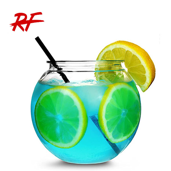 Прозрачный пластиковый бокал для красного вина, аквариумный коктейльный бант для рыб, акция