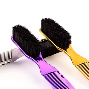 Oferta Caliente al por Mayor: Nuevo Peine Electrochapado de Doble Uso para Hombre, Herramientas Profesionales para Peinar la Barba y Cepillo de Limpieza - Product Image 3