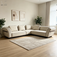Canapé d'angle en cuir modulable en forme de L pour salon, mobilier de salon moderne et de loisirs, vente en gros