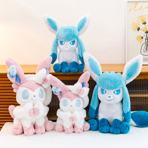 新しいフラワーフェアリーアイスイーブイぬいぐるみポケモンシリーズ大型人形枕おもちゃキーホルダー交換人形ギフト - Product Image 3