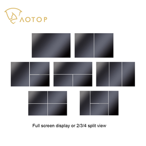 <span class=keywords><strong>5</strong></span> inç yüksek çözünürlüklü araç monitör Quad View ekran 4 tetik hattı öncelik ayarı otobüs RVs VAN için IPS <span class=keywords><strong>LCD</strong></span> dijital ekran - Product Image 2