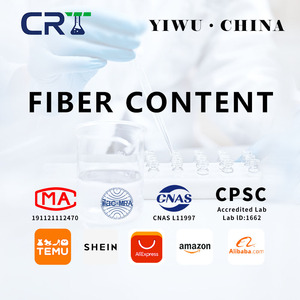 Dành cho người lớn trẻ em quần áo vải nội dung phân tích cho hàng ngày mặc CPSIA đạt tuân thủ thử nghiệm - Product Image 1