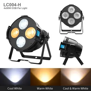 Lớn cái môi 4*40W lạnh trắng ấm trắng 4 mắt pars ánh sáng sân khấu thiết bị bên COB dẫn mệnh ánh sáng