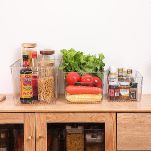 Contenitore Organizzatore per Frigorifero Rettangolare Ecologico Multifunzione di Grado Alimentare per Conservazione di <span class=keywords><strong>Frutta</strong></span> <span class=keywords><strong>e</strong></span> <span class=keywords><strong>Verdura</strong></span> - Product Image 1