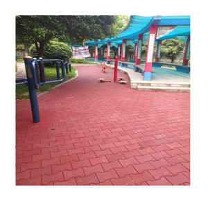Adoquines reciclados de hueso de perro para suelo de goma de 160mm * 200mm para pasarela - Product Image 5