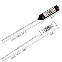 Thermomètre culinaire pour la viande et les bonbons à lecture instantanée OEM Thermostat alimentaire en plastique style stylo à tige