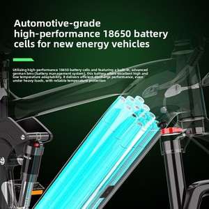 Vélo de montagne électrique tout-terrain Ailuoa à pneus larges, moteur arrière 750W, pour adultes (hommes et femmes), à vitesses variables, avec suspension souple - Product Image 4