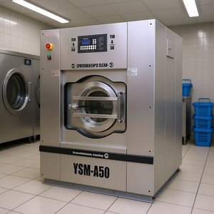 เครื่องซักผ้าอุตสาหกรรมแบบสปริงเมาท์ รุ่น SSMA ซีรีส์ 50 กก. แบบไฟฟ้าอัตโนมัติ - Product Image 3