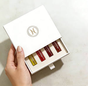 Caja de Regalo Personalizada para Perfume con Botella de Vidrio, Papel con Lámina UV, Impresión Digital, Material de Cartón para Muestras de Perfume - Product Image 3