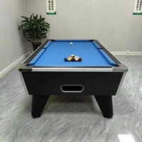 Table de billard américain à monnayeur 5ft 6ft 7ft 8ft pour jeu de billard à neuf boules, idéale pour clubs et bars