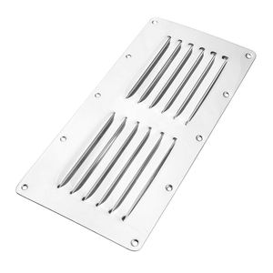 304 Stainless Steel Rectangular Vent Grille 230x115mm For Boat <b>Yacht</b> Use - Product Image 3