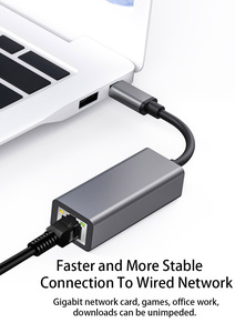 อะแดปเตอร์เครือข่าย <span class=keywords><strong>USB</strong></span> 3.0 HUB Type C เป็น <span class=keywords><strong>Ethernet</strong></span>,ตัวแยกสัญญาณ1000Mbps Rj45 <span class=keywords><strong>USB</strong></span>-C พร้อม3พอร์ต USB3.0สำหรับ MacBook Pro - Product Image 5