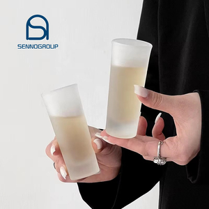Tasse en verre à liqueur épais givré vierge à sublimation personnalisée Espresso Freeze Whisky <span class=keywords><strong>Tequila</strong></span> Verres à liqueur transparents pour bar - Product Image 1